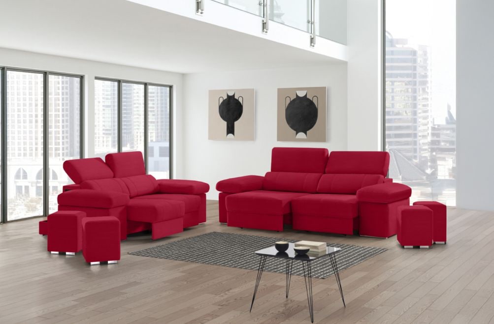 Sofá de piel Lennon de StyleKomfort - principal