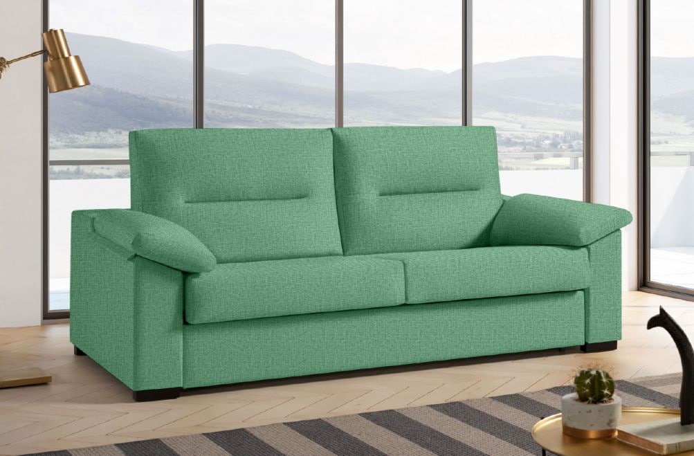 Sofá cama de apertura italiana de tela Atlas de HOME - principal
