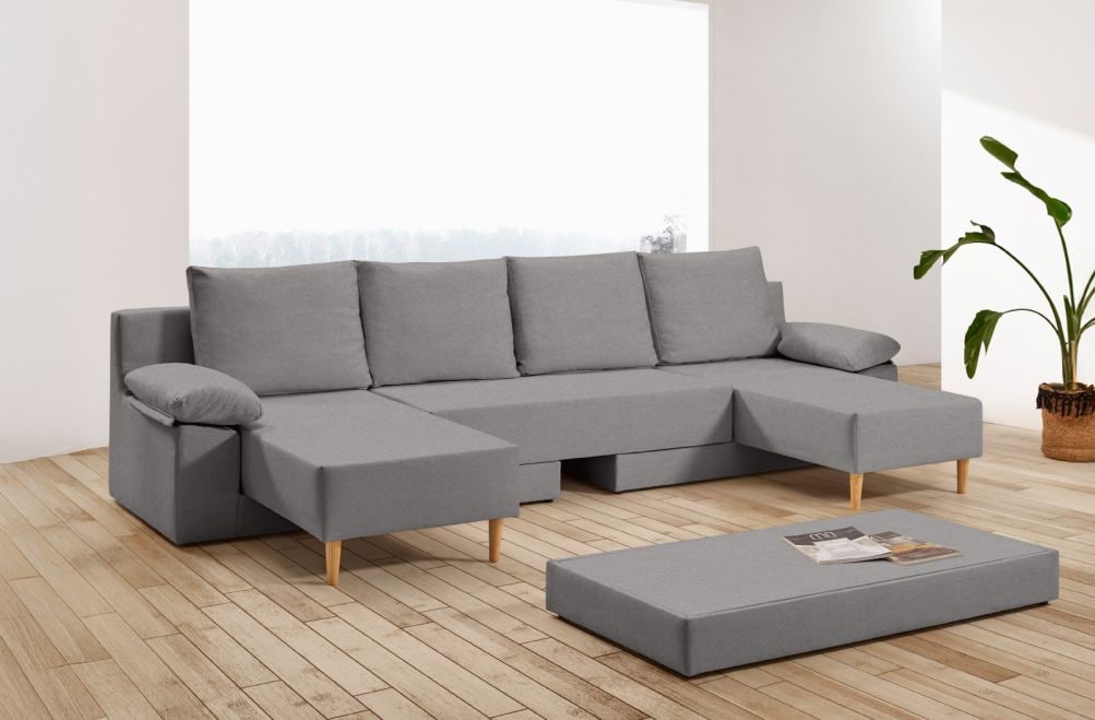 Sofá modular de tela Caleya de HOME - principal