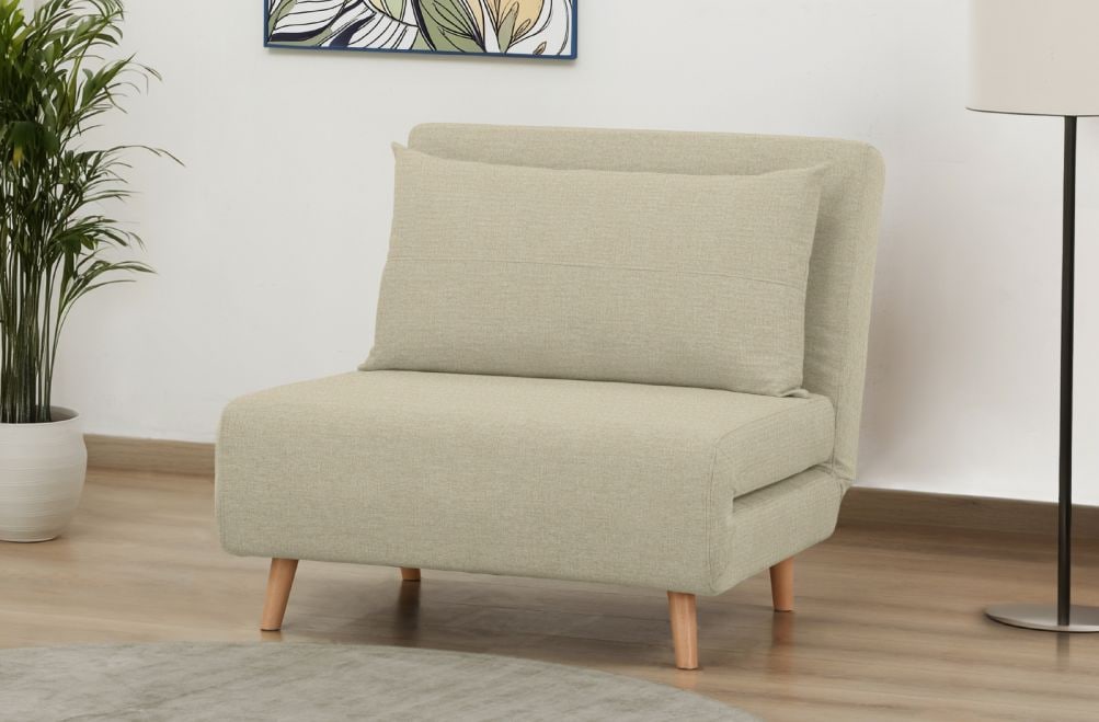 Sofá cama de tela Level de HOME - principal
